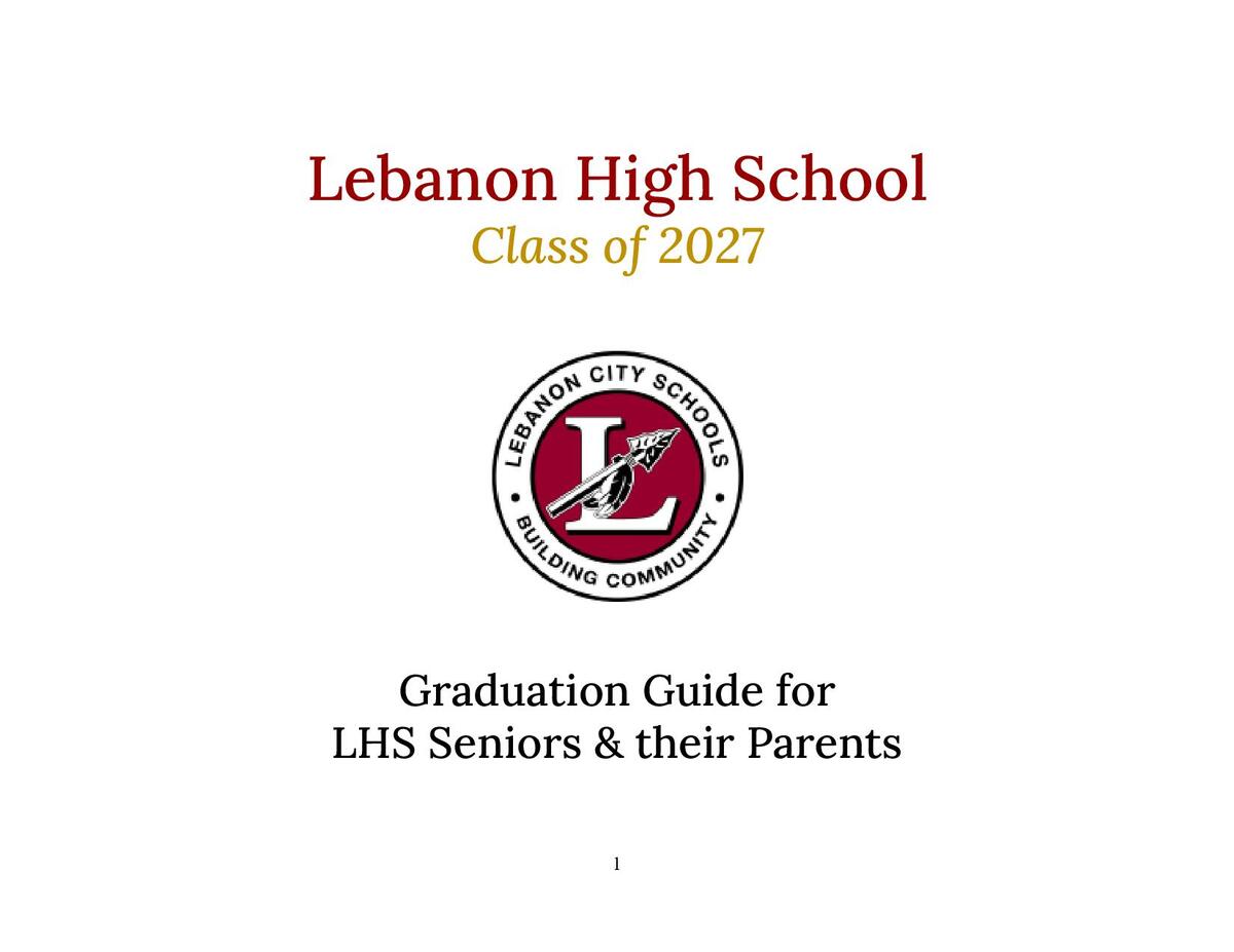 Graduation Packet